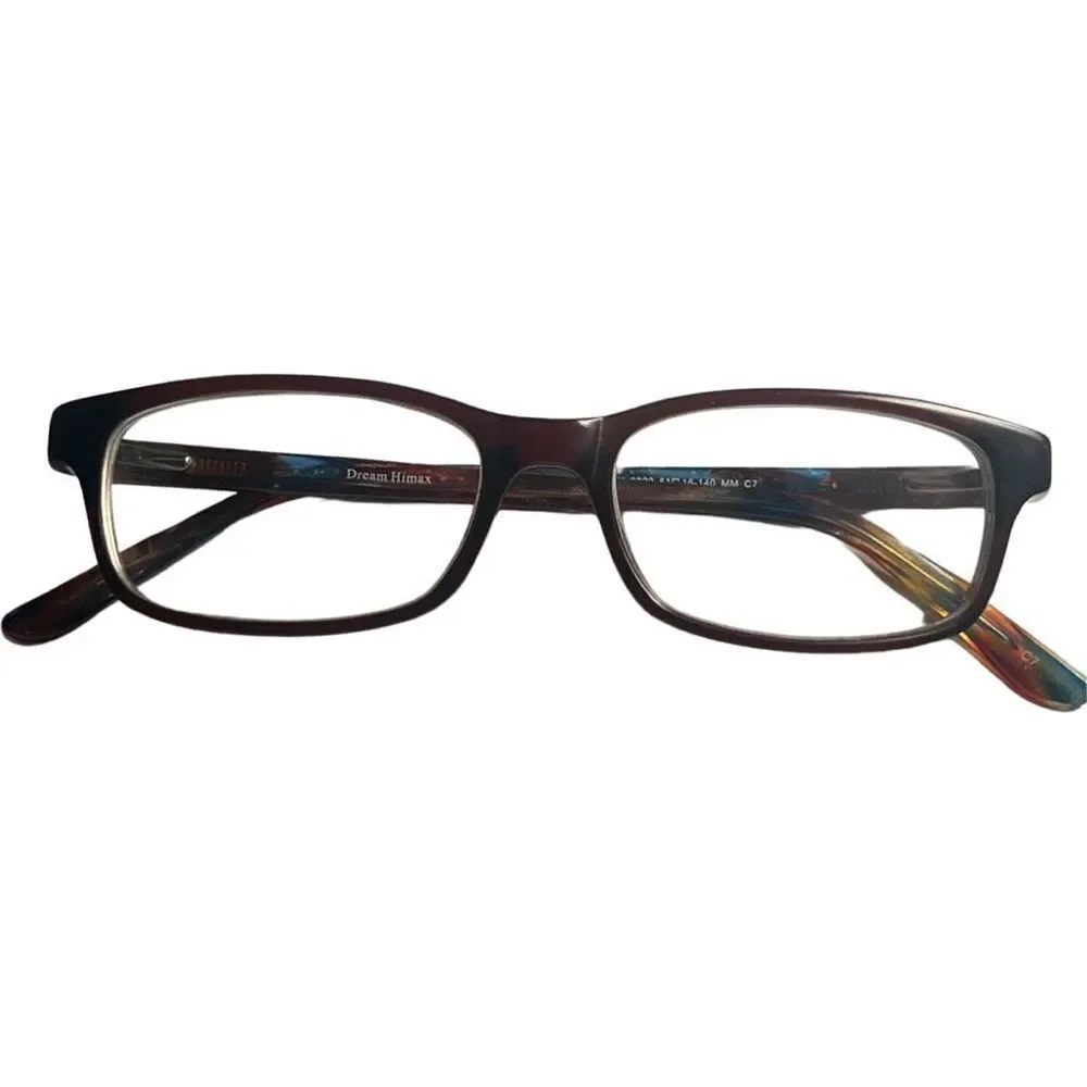Dream Himax Multicolored Blue Pink Yellow Red Plastic Frames Eyeglasses for Her